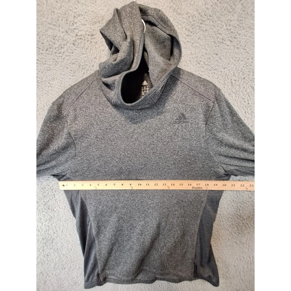Adidas Response Astro Hoodie Mens Medium Heather Gray Pullover‎ Athletic Sporty